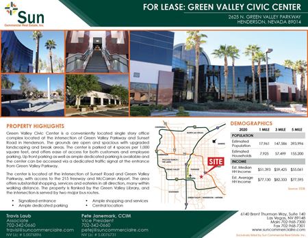 Green Valley Civic Center - Henderson