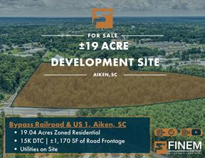 19 Ac. Residential Land | City of Aiken