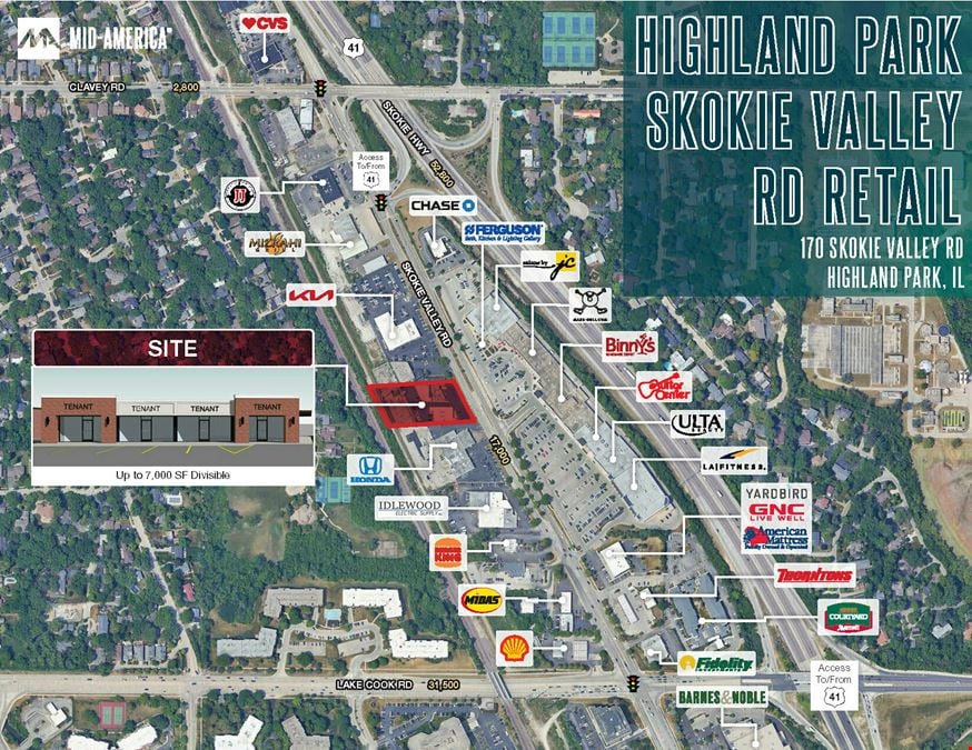 Highland Park Skokie Valley Rd Retail