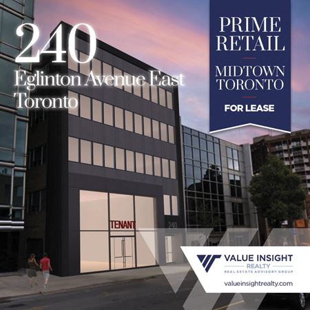 Retail space for Rent at 240 Eglinton Avenue East in Toronto