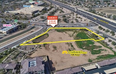 VacantLand space for Rent at 1635 S Greenfield Rd in Mesa