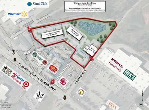 Commercial Land for Sale/Lease - Anderson, SC