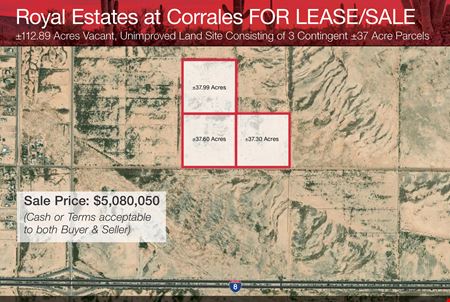 VacantLand space for Sale at NWC Cornman Rd & Corrales Rd in Casa Grande