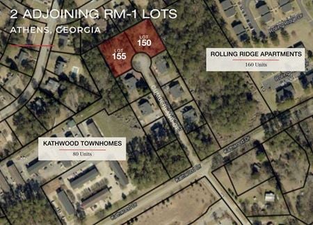 VacantLand space for Sale at 150 & 155 Cumberland Court in Athens