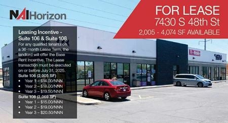 Retail space for Rent at 7430 S 48th St in Phoenix