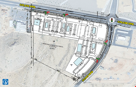 Photo of commercial space at SWC | Thompson Rd & Hunt Highway in San Tan Valley