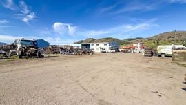 2.3 acres of industrial yard space available for lease in Vernon.