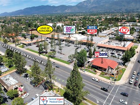 Retail space for Rent at 9602 - 9678 Baseline Rd. in Rancho Cucamonga