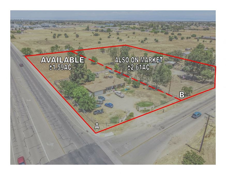 ±1.59 Acres of Commercial Land in Madera, CA