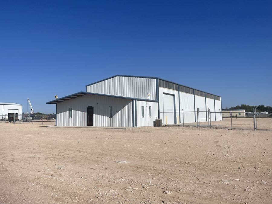 5,800 SF Shop with 3 Drive-in Bays