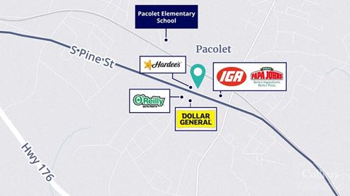 ±0.75 Development-Ready Acres in Downtown Pacolet Retail Area