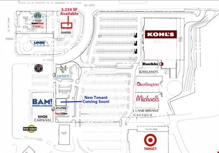 Retail space for Rent at 323 S Rangeline Rd in Joplin
