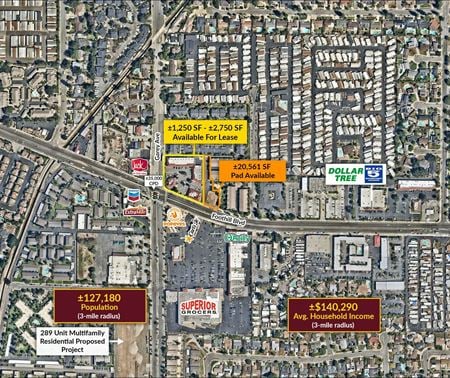 Retail space for Rent at 101 East Foothill Boulevard in Pomona