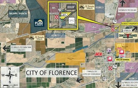 VacantLand space for Sale at  SEC Hunt Highway & Highway 79 in Florence