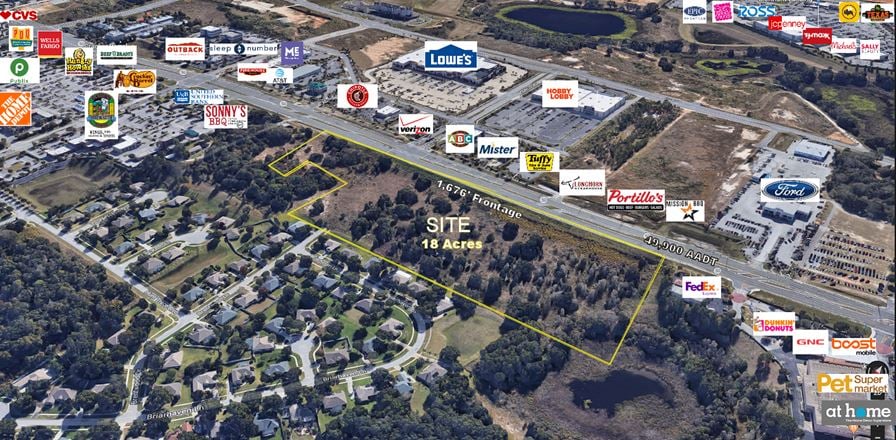 E Hwy 50 in Clermont – Retail Development Land Across from Lowe’s