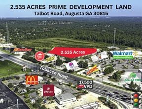 2.535 acre outparcel - Walmart Neighborhood Market - Augusta, GA