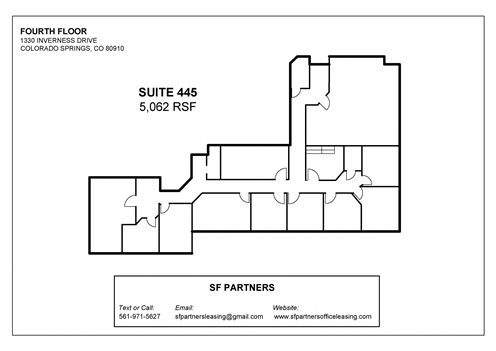 5062 SF Suite 445 Professional Office Spaces in Colorado