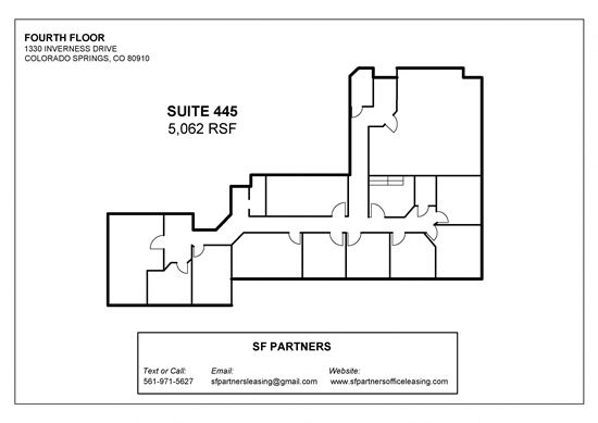 5062 SF Suite 445 Professional Office Spaces in Colorado
