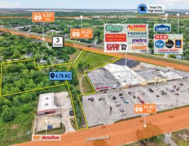 REIT Sale | 4.78 Acre Commercial Site | Billboard Income | Houston MSA