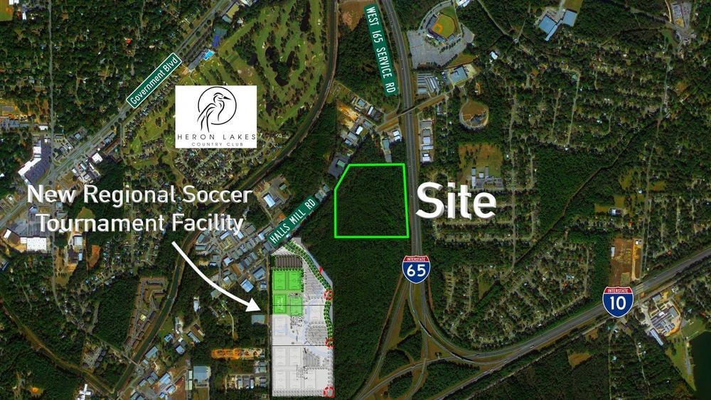 46 Acres For Sale off Halls Mill Rd with I-65 Frontage