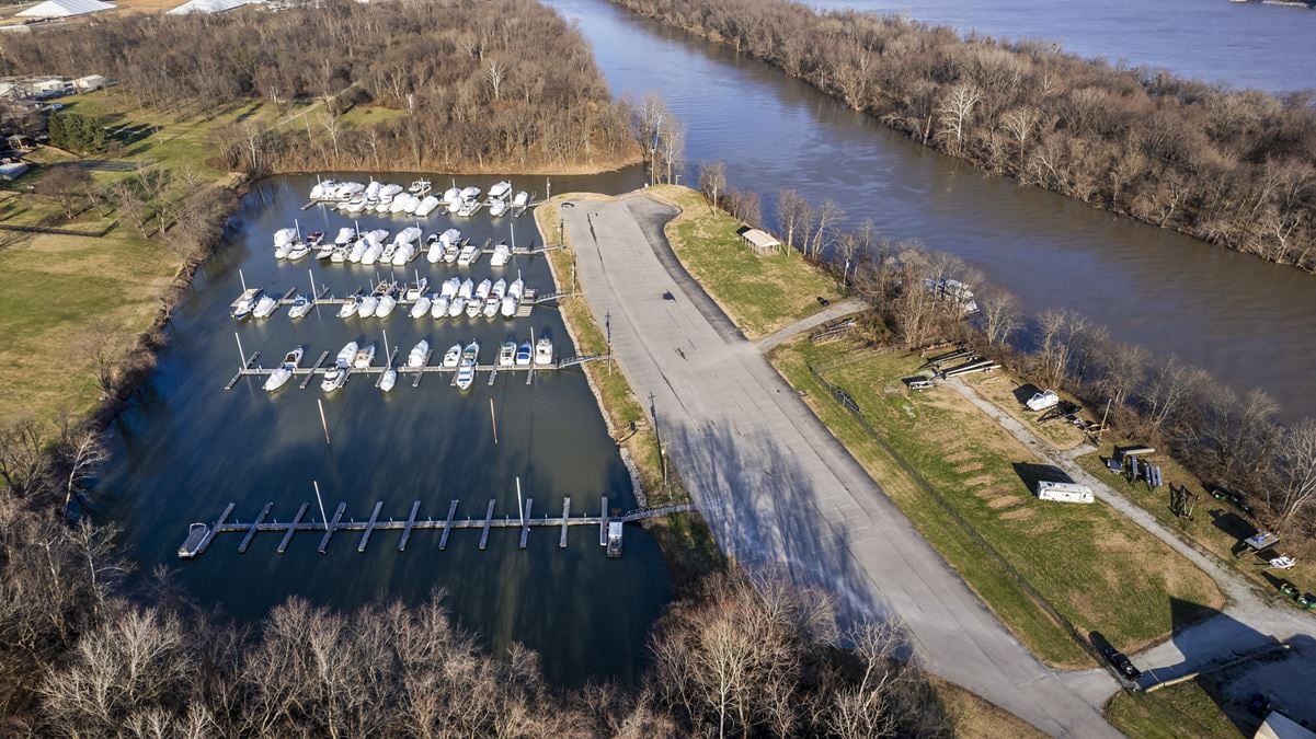 Marina with 180 Boat Slips on the Ohio River