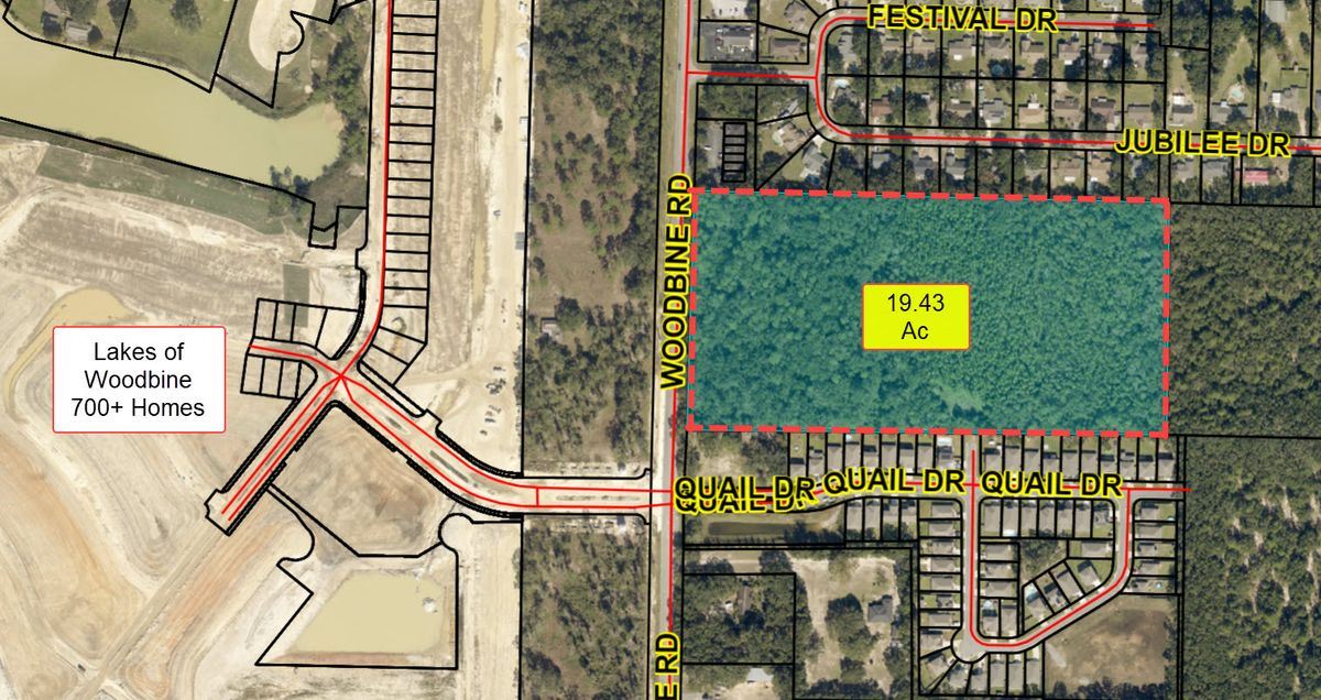 1.24 ac to 19.4 ac / 4808 Woodbine Rd