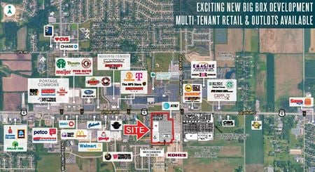 Retail space for Rent at swc airport road and us highway 6, portage, IN in Portage