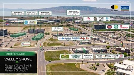 Retail space for Rent at Pleasant Grove Blvd & North County Blvd in Pleasant Grove