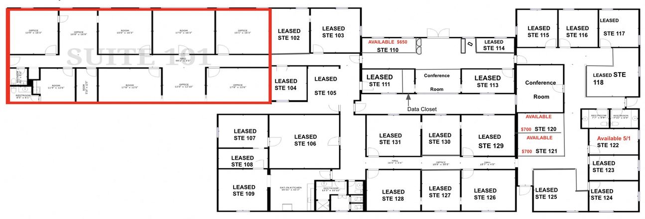 Executive Suites for Lease in Downtown Pensacola