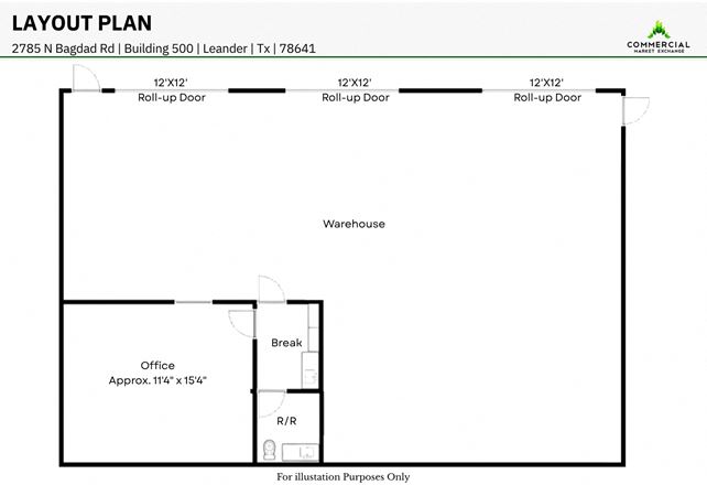 Standalone Office-Warehouse with Optional Yard Space