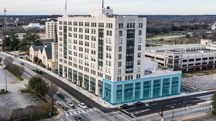 The Montgomery Building - Prominent Retail Space in Downtown Spartanburg