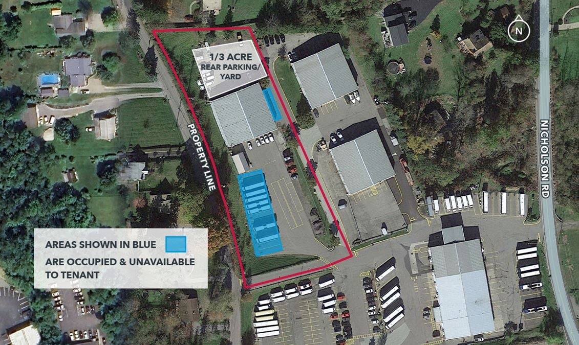 Industrial Space with Fenced Yard/Parking