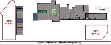 VacantLand space for Rent at 4794 & 4922 George Washington Memorial Hwy in Hayes