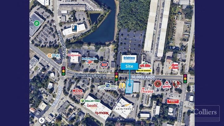 Ground Lease or Purchase Opportunity on W. University Blvd