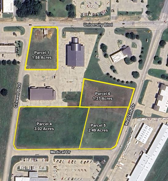 4 Parcels for Ground Lease / For Sale