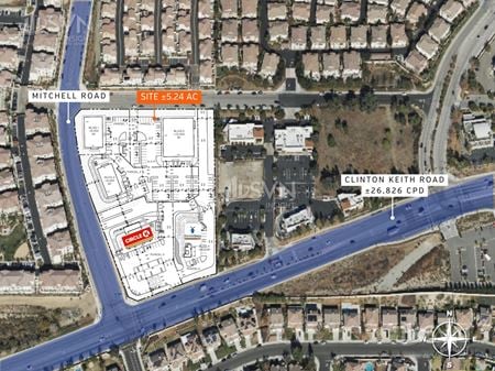 Retail space for Rent at NEC Clinton Keith Road & Mitchell in Murrieta